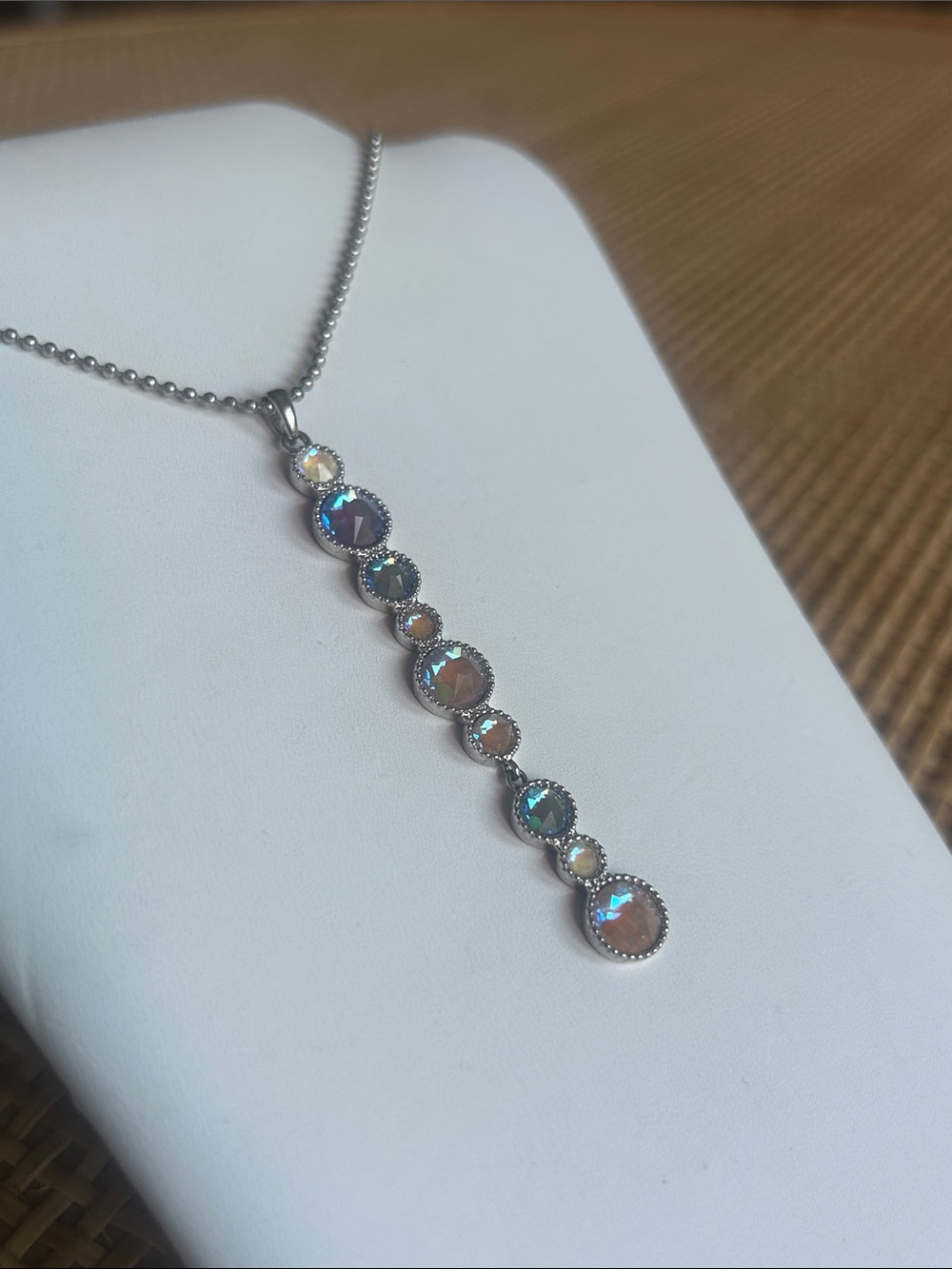 Touchstone Crystal by Swarovski Little Falls Necklace - Picture 2 of 3